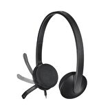 Logitech H340 USB Stereo Mikrofonlu Kulaküstü Kulaklık Siyah