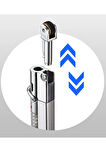 PremiumQuality Tek Torch Pürmüz Gümüş Puro Çakmağı
