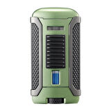 Colibri Apex Tek Torch Pürmüz Metalik Yeşil-Siyah Puro Çakmağı