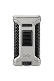 Colibri Ascari 3 Torch Pürmüz Gümüş Puro Çakmağı