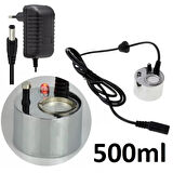 500ml AC/DC Metal Soğuk Buhar Üreteci, Kuluçka Nem Nozulu 24v+Adaptör