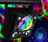 DJ PRO E50 30 WATT LED RGB MİNİ  BOYAMA-STROBE-LAZER  EFEKT IŞIK