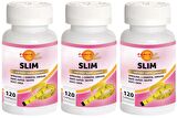 Slim 3x120 Kapsül Spirulina Sinemaki Biberiye Keten Rezene L-Carnitine