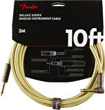 Fender Deluxe Düz/L Uç 3 Metre Tweed Enstrüman Kablo