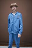DeFacto Erkek Çocuk Baskılı Kapüşonlu Fermuarlı Sweatshirt D8536A825SPIN195