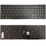 Lenovo ideaPad 510-15IKB, 80SV Uyumlu Klavye Tuş Takımı Led Işıklı Siyah TR