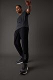 DeFactoFit Dokuma Esnek Multifonksiyonel Sporcu Jogger Eşofman Altı Slim Fit Dar Kesim Çift Cepli C1212AX23WNBK81