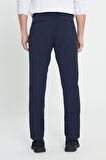 Slim Fit Dar Kesim Beli Bağlamalı Yan Cep Esnek Casual Pantolon