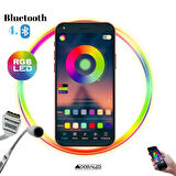 Bluetooth Cep Telefonundan RGB Şerit LED Kontrol Modülü 6A 5-24V