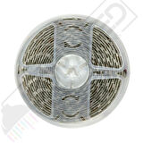 24V Şerit Led Amber (Sarı) 5050 IP65 24 Volt Şerit Led (5m)