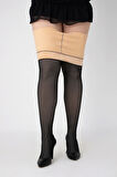 Kadın Peluş Tayt Yüksek Bel Kışlık Termal Kadın Külotlu Çorap Ten Rengi Görünümlü