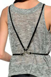 Sırtı V Detaylı Şık Harness - Brf179