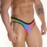 Gökkuşağı Desenli Erkek  Çamaşır