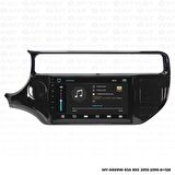 Araç Multimedya Kia Rio Android 12 Carplay 4Gb Ram + 64Gb Hdd 2015-2016 Navigasyon Ekran MYW