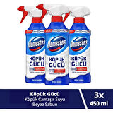 Köpük Gücü Köpük Çamaşır Suyu Beyaz Sabun 450 ml x3
