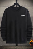 Uyguntarz Unisex Acdc Bisiklet Yaka Sweatshirt