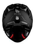 Mt Helmets Kask Thunder 4 Sv Solıd A1 Matt Black Şeffaf Vizör