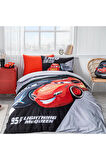 Özdilek Cars LMQ95 Tek Kişilik Disney Lisanslı Lastikli Fitted Çarşaf Çocuk Nevresim Takımı
