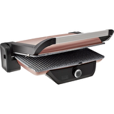 Karaca Gastro Classic Izgara Ve Tost Makinesi Rosegold 2000 W 6 Dilim Kapasiteli
