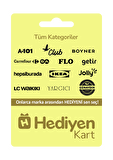 Hediyen Kart - Tüm Kategoriler -500 TL
