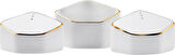 Karaca Fine Pearl Extra Eight Corner 62 Parça 12 Kişilik Yemek Takımı Gold