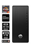 HP 295 G9 RYZEN 3 5300G 36GB RAM 4TB SSD W11HOME 6D391EA MASAÜSTÜ PC & PER4 BELLEK