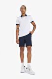 DeFactoFit Slim Fit Dar Kesim Sporcu Kısa Kollu Pike Polo Tişört D9780AX25SPWT34