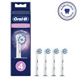Oral-B Sensitive Clean 4'lü Şarjlı Diş Fırçası Yedeği