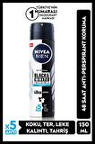 Nivea MEN Erkek Sprey Deodorant Black&White Invisible Fresh 150ml ve Koruyucu Hassas Tıraş Jeli 200ml