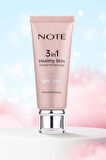 Note 3 in 1 Healthy Skin Tinted Moisturizer Renk Ton Eşitleyici 50 SPF+ Aydınlatıcı Krem