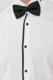 Damatlık Ata Yaka Tailored Slim Fit Gömlek
