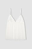 DeFacto Bridal Dantel Beyaz Askılı Pijama Üstü-Fall in Love B0208AX24SPWT46