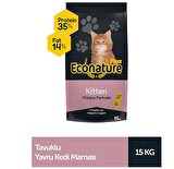 Econature Plus Tavuklu 15 kg Yavru Kedi Maması