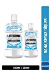 Listerine Advanced White Hafif Tat Ağız Bakım Suyu 500+250 ml & Bardak Hediyeli