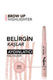 Flormar Asansörlü Aydınlatıcı Kaş Kalemi Pembe Altin -brow Up Highlighter Pencil-002 Rose Gold-8682536072441