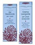 "SET" L'Erbolario Koku Giderici Deodorantlı Ayak Jeli ve Ayak Yumuşatıcı Krem Seti