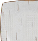 Karaca Square Bone Batik 60 Parça 12 Kişilik Yemek Takımı Gold