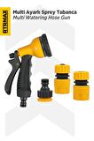 RHG1003 Multi Ayarlı Sprey Tabanca - 7 Fonksiyonlu - 3 Aparatlı