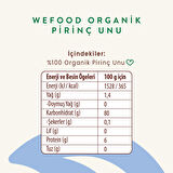 Wefood Organik Pirinç Unu 500 gr