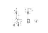 VitrA Origin A4721336WTC Temassız Lavabo Bataryası Tezgah Üzeri (Elektrikli - Çift Su Girişli), Mat 
