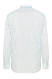 Baskılı Slim Fit Yeşil Gömlek | XS