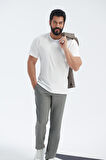 2'li Paket Slim Fit Dar Kesim Pamuklu Basic Tişört