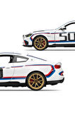 Gerçek Bir BMW Deneyimi RASTAR F/F BMW 3.0 CSL Işıklı 1:14 Ölçek