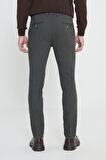 Slim Fit Dar Kesim Pamuklu Esnek Armürlü Yan Cep Pantolon