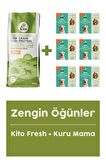 Yetişkin Köpek Maması 15 Kg + Balık Etli Fresh (levrek) X 6