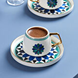 Karaca Roman 2 Kişilik Kahve Fincan Takımı 90 ml
