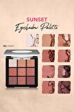 Flormar Mat & Işıltılı Kremsi Far Paleti - Eye Shadow Palette - 003 Sunset- 8682536048453
