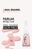 Flormar Klasik Parlak Bitişli Yüksek Pigmentli Oje-nail Enamel- 397 Rose Coral New- 8682536035972