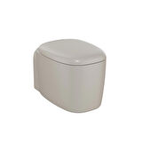 VitrA Plural 7830B420-0090 Rim-ex Asma Klozet, 55 cm, Mat Bej