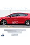 Seat Leon MK2 Krom Cam Çıtası 6 prç. 2006-2012 P. Çelik